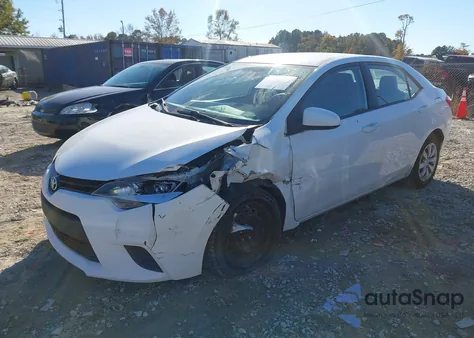 2014 Toyota Corolla Le из США, поврежденный, VIN 2T1BURHE1EC056432